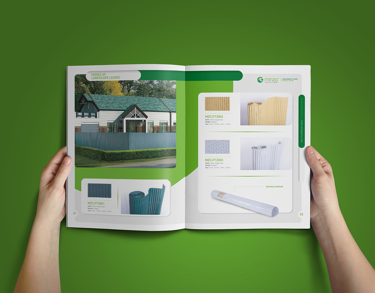 景觀樹葉產(chǎn)品畫冊與貼圖源文件網(wǎng)站設(shè)計